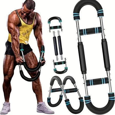 Multi-functional U-shaped Arm Strengthener Chest Trainer Adjustable Forearm Strength Exerciser Home Gym Equipment Bodybuilding - NOMAN STORE LLC