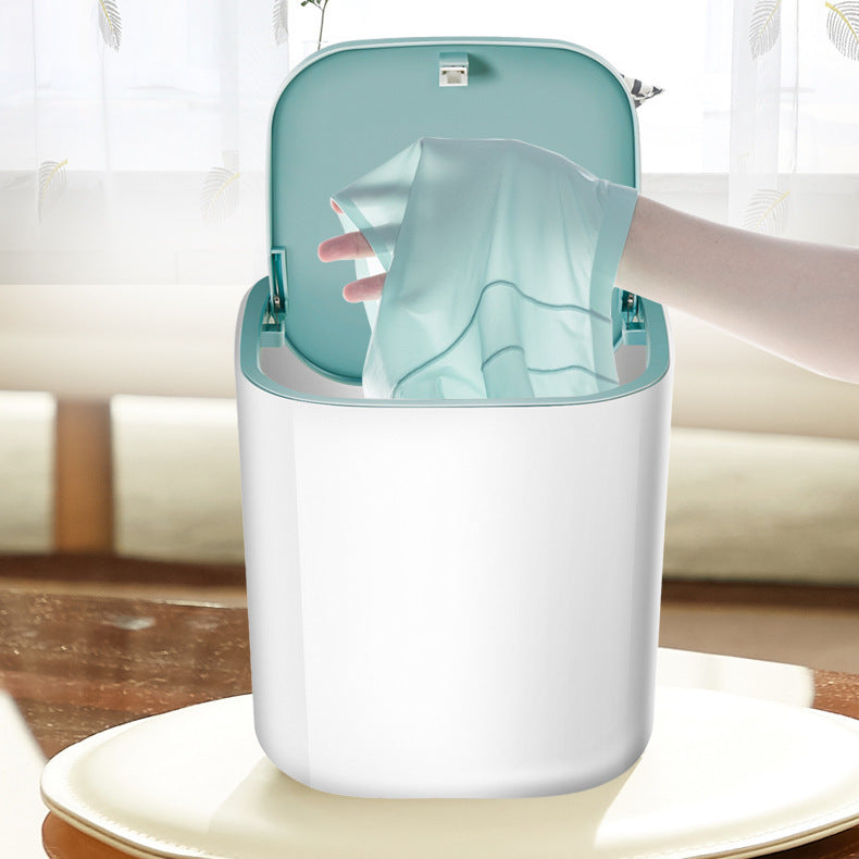 Household Small Laundry Bucket Mini Turbo Table Washing Machine Student Dormitory Underwear Socks Washer - NOMAN STORE LLC