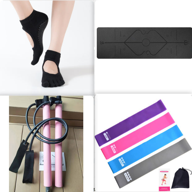 Non Slip TPE Yoga Mat Position Line Beginner - NOMAN STORE LLC