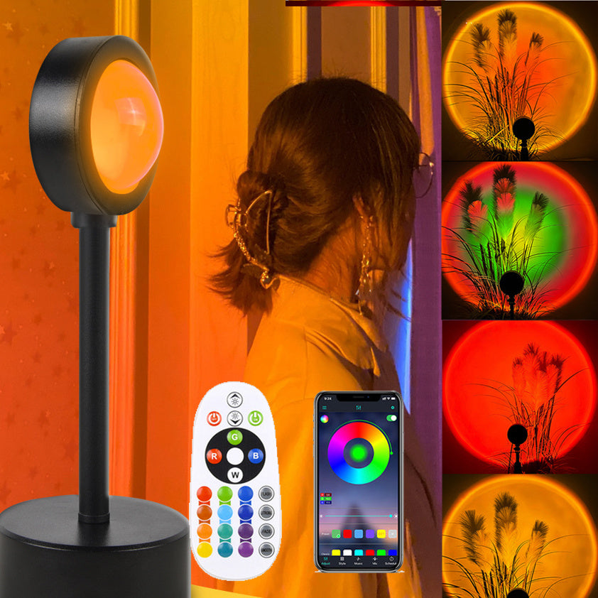 Sunset Projection Lamp Sunset Projector Night Light Wall Decoration Lighting - NOMAN STORE LLC