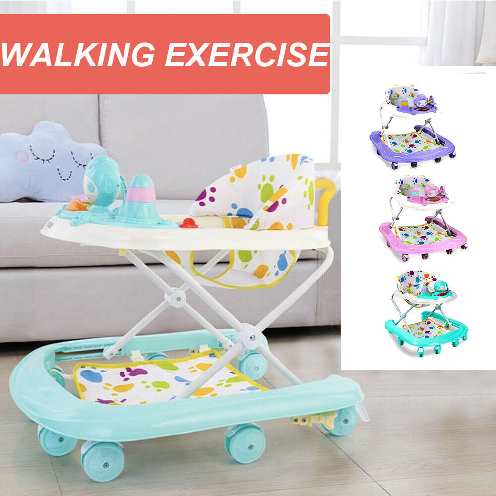Baby Walker Bouncer First Steps Push Along Activity Music Ride On Car Melody UK - NOMAN STORE LLC