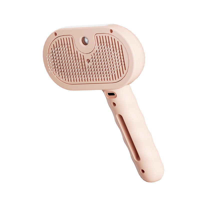 Pet spray de-shedding comb