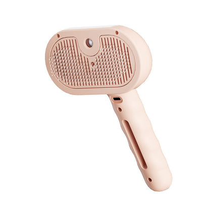Pet spray de-shedding comb
