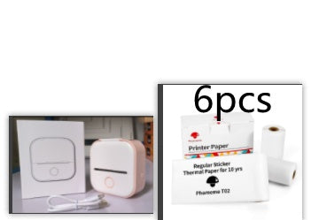 Portable Mini Thermal Label Printer Home Photo Printer Student Wrong Question Printer Bluetooth-compatible Mini Label Printer Price Tag - NOMAN STORE LLC