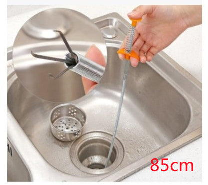 60CM Sewer Dredger Spring Pipe Dredging Tool Household Hair Cleaner Drain Clog Remover Cleaning Tools Household For Kitchen Sink Kitchen Gadgets - NOMAN STORE LLC