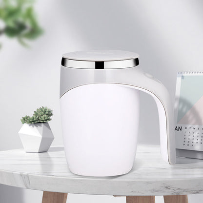 Rechargeable Model Automatic Stirring Cup Coffee Cup High Value Electric Stirring Cup Lazy Milkshake Rotating Magnetic Water Cup - NOMAN STORE LLC