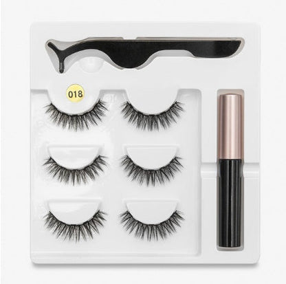 A Pair Of False Eyelashes With Magnets In Fashion - NOMAN STORE LLC