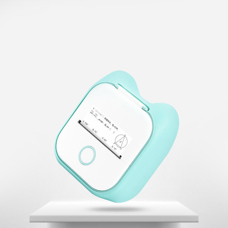 Portable Mini Thermal Label Printer Home Photo Printer Student Wrong Question Printer Bluetooth-compatible Mini Label Printer Price Tag - NOMAN STORE LLC