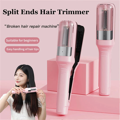 Hair Ends Trimmer Split Remover Dry Damaged Brittle Professional Automatic Trim Split For Women Cordless Hair Cutting Machine - NOMAN STORE LLC