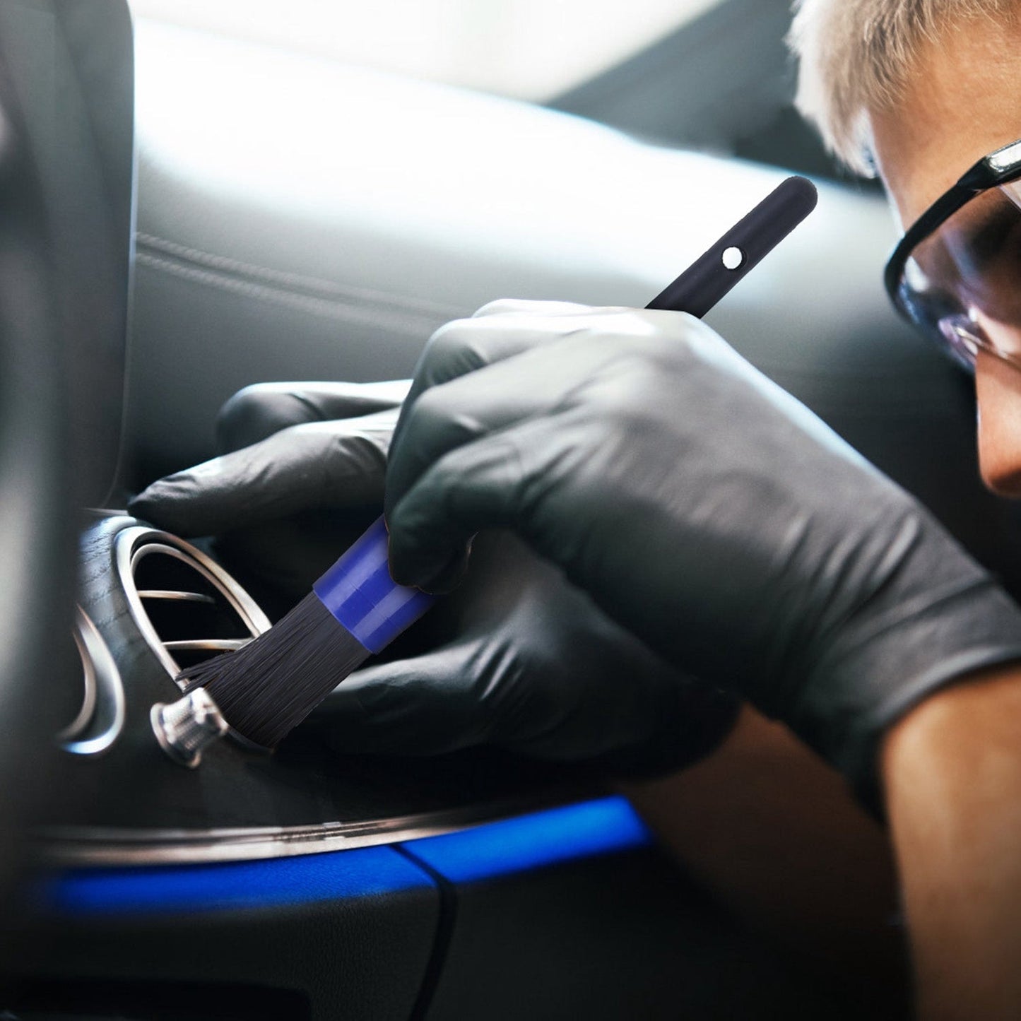 26Pcs Car Detailing Brush Kit Exterior Interior Car Cleaning Set Drill Brush Set Car Buffing Sponge Pads Kit For Cleaning Automobile Interior Exterior Wheels Dashboard - NOMAN STORE LLC