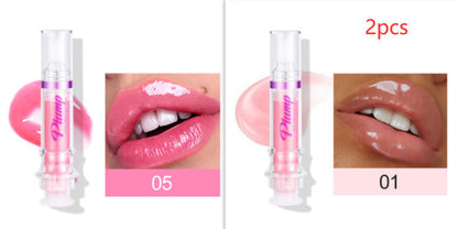 New Tube Lip Rich Lip Color Slightly Spicy Lip Honey Lip Glass Mirror Face Lip Mirror Liquid Lipstick - NOMAN STORE LLC