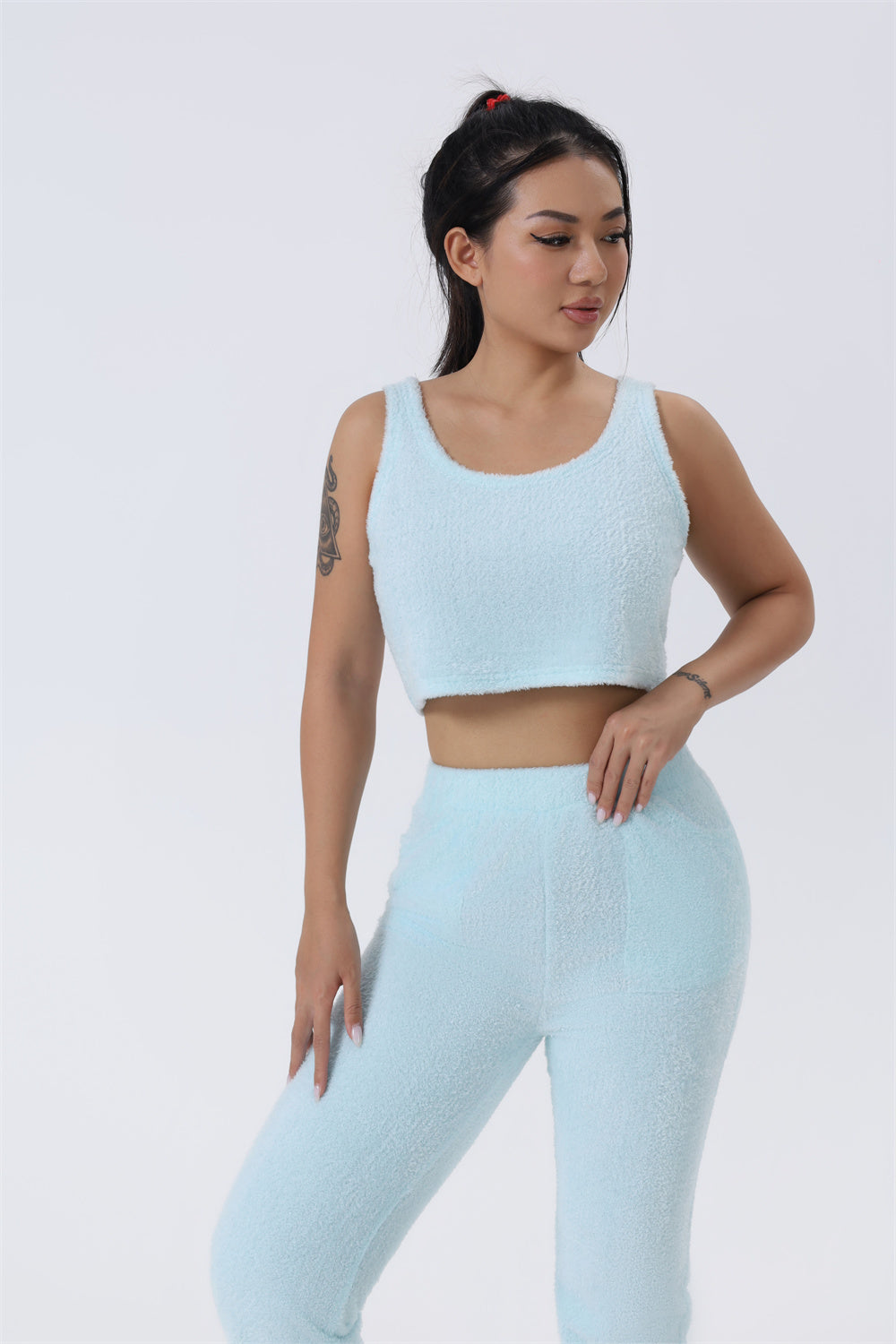 3 Piece Lounge Set, Cute Loungewear, Warm Suit Sets, Matching Set, Lounge Set, 3 Piece Pant Sets, Women Winter Dress - NOMAN STORE LLC