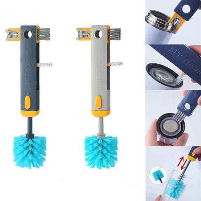 4 in 1 Bottle Cleaning Brush – Multifunctional Cup, Gap & Kitchen Cleaner Tool - NOMAN STORE LLC