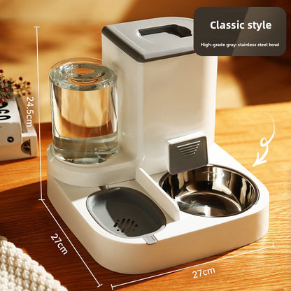 Automatic Cat Dog Food Water Feeder Bowl Ceramic