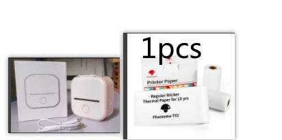 Portable Mini Thermal Label Printer Home Photo Printer Student Wrong Question Printer Bluetooth-compatible Mini Label Printer Price Tag - NOMAN STORE LLC