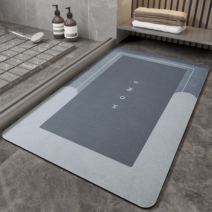 Cushion Cushion Bathroom Sliding  Door  Floor  Bathroom Foot Mat - NOMAN STORE LLC