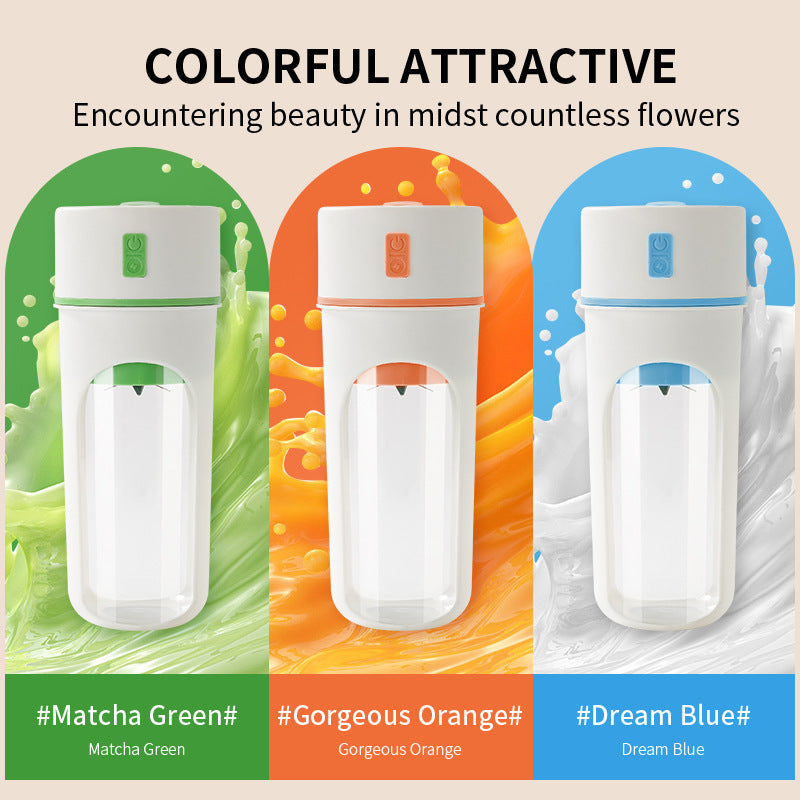 Kitchen Electric Juicer USB Charging Wireless Juices Blender Fruit Orange Mixer Squeezer Machine Ice Crush Cup Food Processor - NOMAN STORE LLC