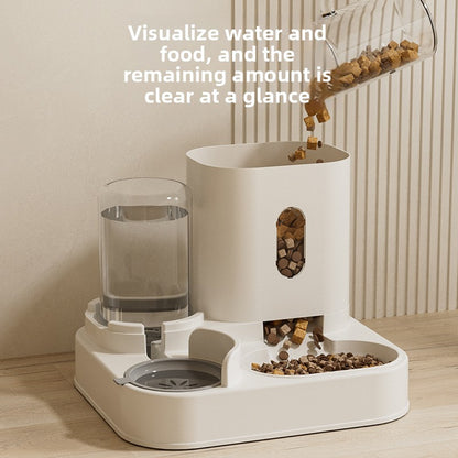 Automatic Cat Dog Food Water Dispenser