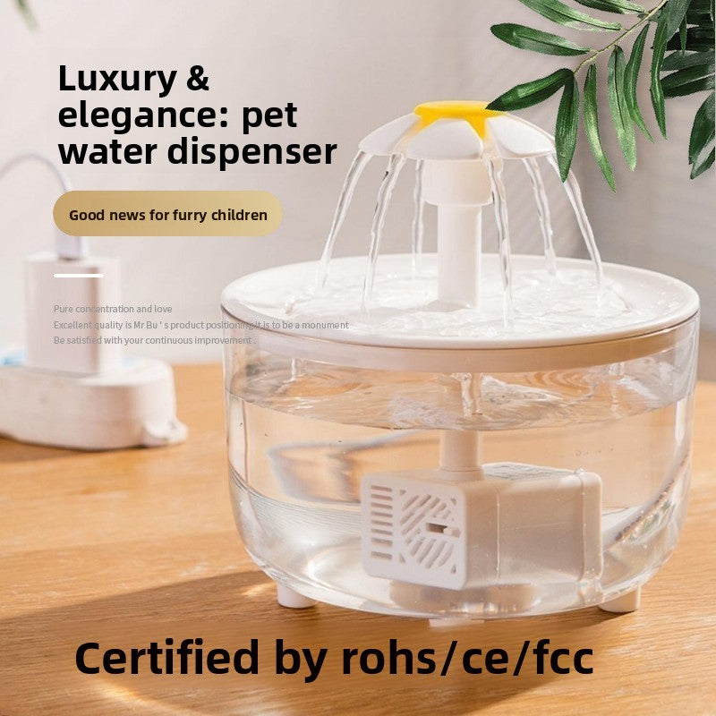 Automatic Pet Water Fountain with Filtration