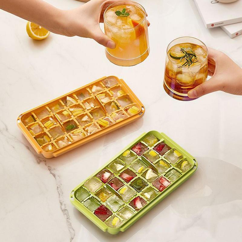 28 56 Grids Reusable Ice Mold Ice Cubes Tray DIY Moulds Ice Cubes Maker Release Homemade Ice Cubes Tray Mold Home Ice Making Tool - NOMAN STORE LLC