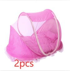 Foldable  Baby Bed Net With Pillow Net 2pieces Set - NOMAN STORE LLC