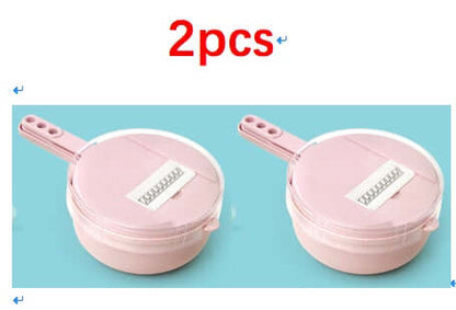 8 In 1 Mandoline Slicer Vegetable Slicer Potato Peeler Carrot Onion Grater With Strainer Vegetable Cutter Kitchen Accessories - NOMAN STORE LLC
