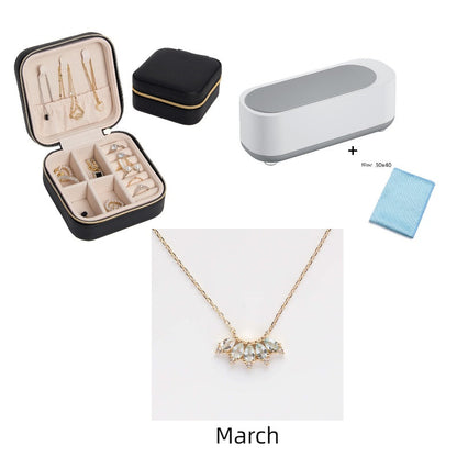 Ultrasonic Cleaning Machine High Frequency Vibration Wash Cleaner Washing Jewelry Glasses Watch Ring Dentures Cleaner - NOMAN STORE LLC