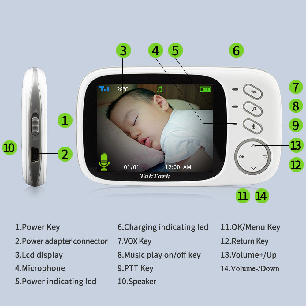 3.2 Inch Digital Baby Care Device - NOMAN STORE LLC