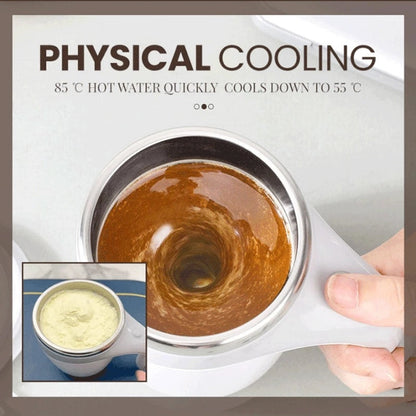 Rechargeable Model Automatic Stirring Cup Coffee Cup High Value Electric Stirring Cup Lazy Milkshake Rotating Magnetic Water Cup - NOMAN STORE LLC