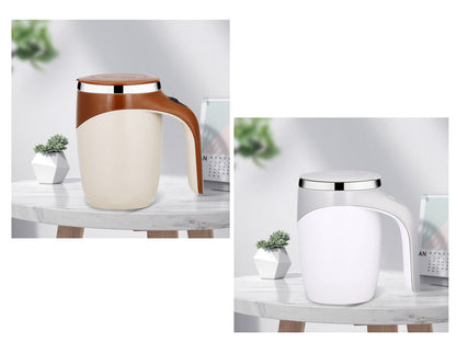 Rechargeable Model Automatic Stirring Cup Coffee Cup High Value Electric Stirring Cup Lazy Milkshake Rotating Magnetic Water Cup - NOMAN STORE LLC