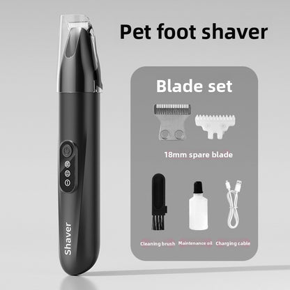 Rechargeable Pet Grooming Trimmer with Wide Blade