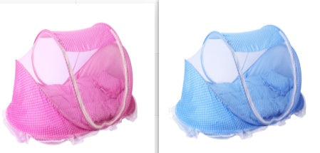 Foldable  Baby Bed Net With Pillow Net 2pieces Set - NOMAN STORE LLC