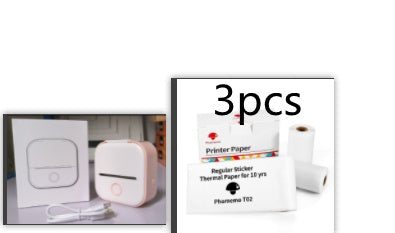 Portable Mini Thermal Label Printer Home Photo Printer Student Wrong Question Printer Bluetooth-compatible Mini Label Printer Price Tag - NOMAN STORE LLC
