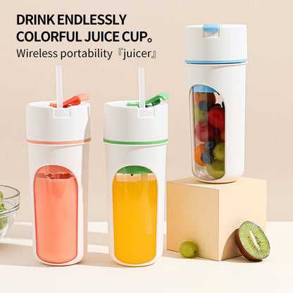 Kitchen Electric Juicer USB Charging Wireless Juices Blender Fruit Orange Mixer Squeezer Machine Ice Crush Cup Food Processor - NOMAN STORE LLC