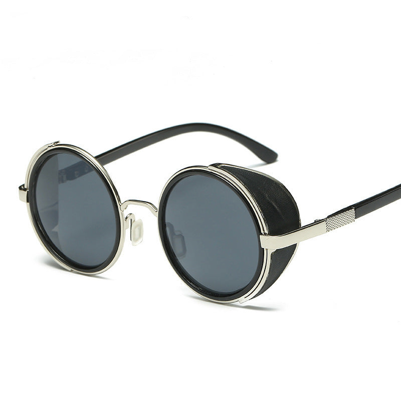 Round Retro Sunglasses Fashion UV Protection Sunglasses - NOMAN STORE LLC