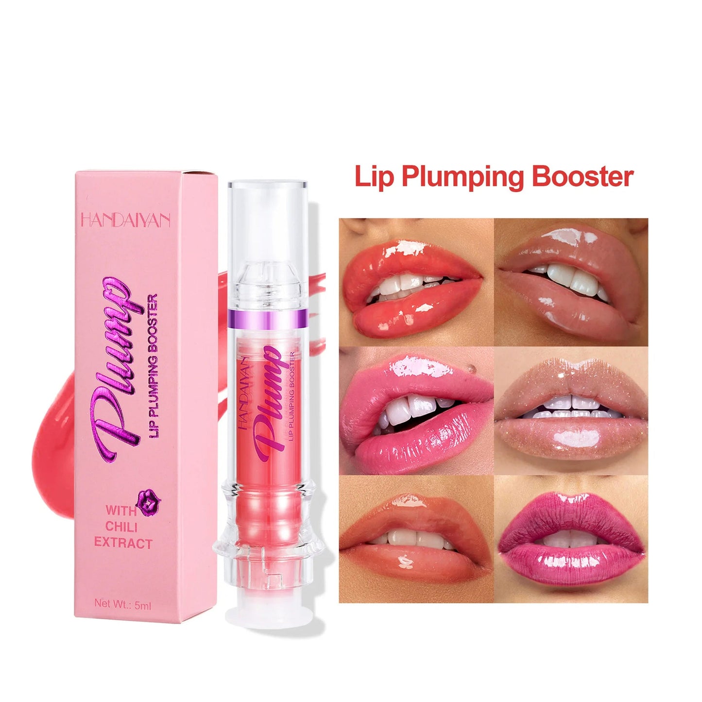 New Tube Lip Rich Lip Color Slightly Spicy Lip Honey Lip Glass Mirror Face Lip Mirror Liquid Lipstick - NOMAN STORE LLC