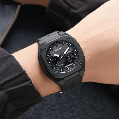 Double Inserts Luminous Waterproof Multifunctional Electronic Watch Outdoor - NOMAN STORE LLC