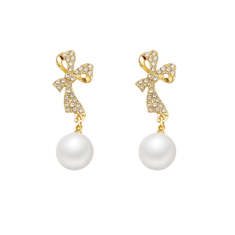 INS Butterfly Earrings With Rhinestones Fashion Temperament Jewelry - NOMAN STORE LLC