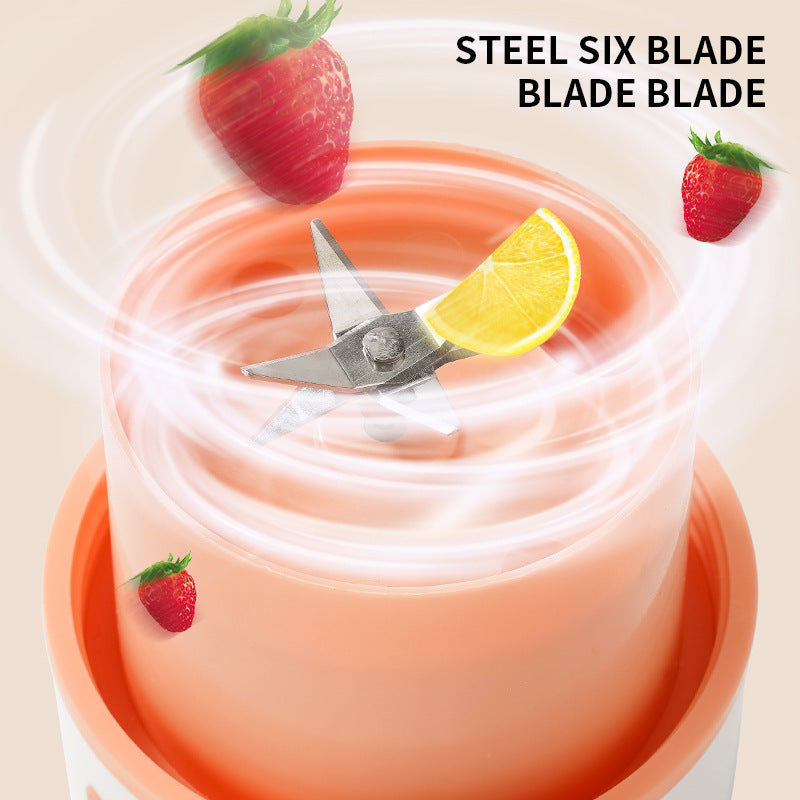 Kitchen Electric Juicer USB Charging Wireless Juices Blender Fruit Orange Mixer Squeezer Machine Ice Crush Cup Food Processor - NOMAN STORE LLC