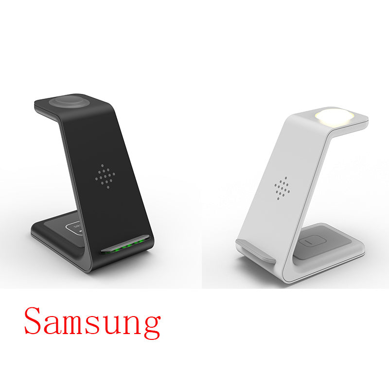 3 In 1 Fast Charging Station Wireless Charger Stand Wireless Quick Charge Dock For Phone Holder - NOMAN STORE LLC