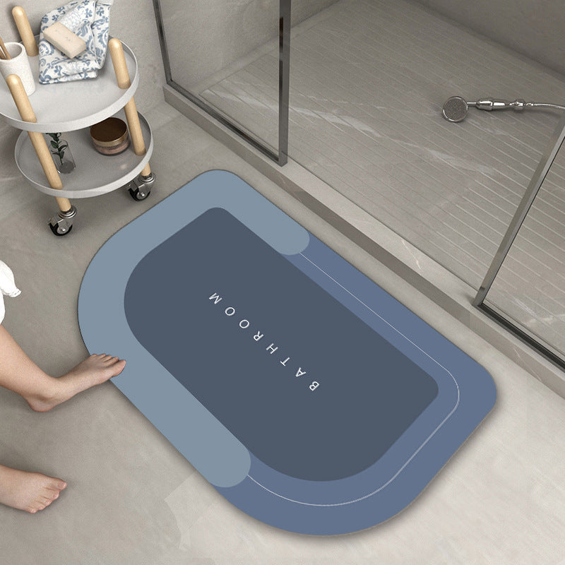 Cushion Cushion Bathroom Sliding  Door  Floor  Bathroom Foot Mat - NOMAN STORE LLC