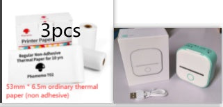 Portable Mini Thermal Label Printer Home Photo Printer Student Wrong Question Printer Bluetooth-compatible Mini Label Printer Price Tag - NOMAN STORE LLC