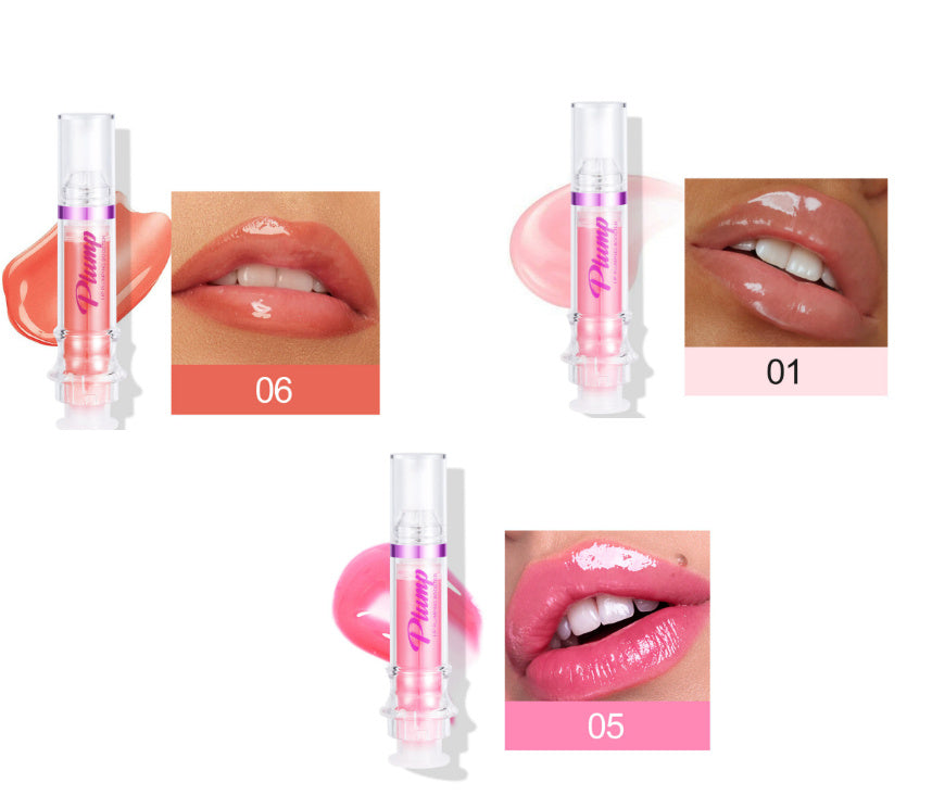 New Tube Lip Rich Lip Color Slightly Spicy Lip Honey Lip Glass Mirror Face Lip Mirror Liquid Lipstick - NOMAN STORE LLC