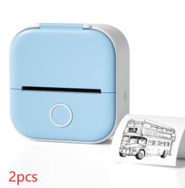 Portable Mini Thermal Label Printer Home Photo Printer Student Wrong Question Printer Bluetooth-compatible Mini Label Printer Price Tag - NOMAN STORE LLC