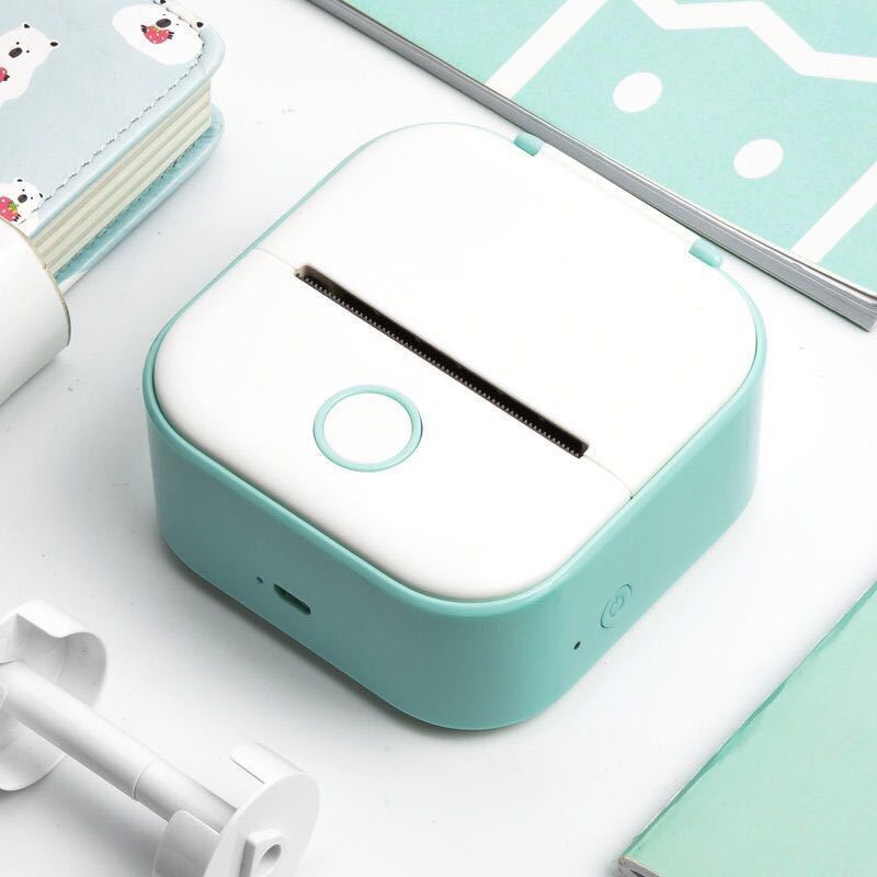 Portable Mini Thermal Label Printer Home Photo Printer Student Wrong Question Printer Bluetooth-compatible Mini Label Printer Price Tag - NOMAN STORE LLC
