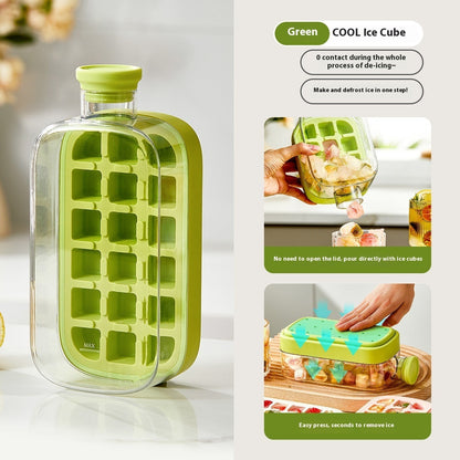 One-Click Molding Cooling Cup,Instant Ice Maker,Zero-Contact Design,Straw Included,Curling Mold,Portable & Stylish Chilled Drink - NOMAN STORE LLC