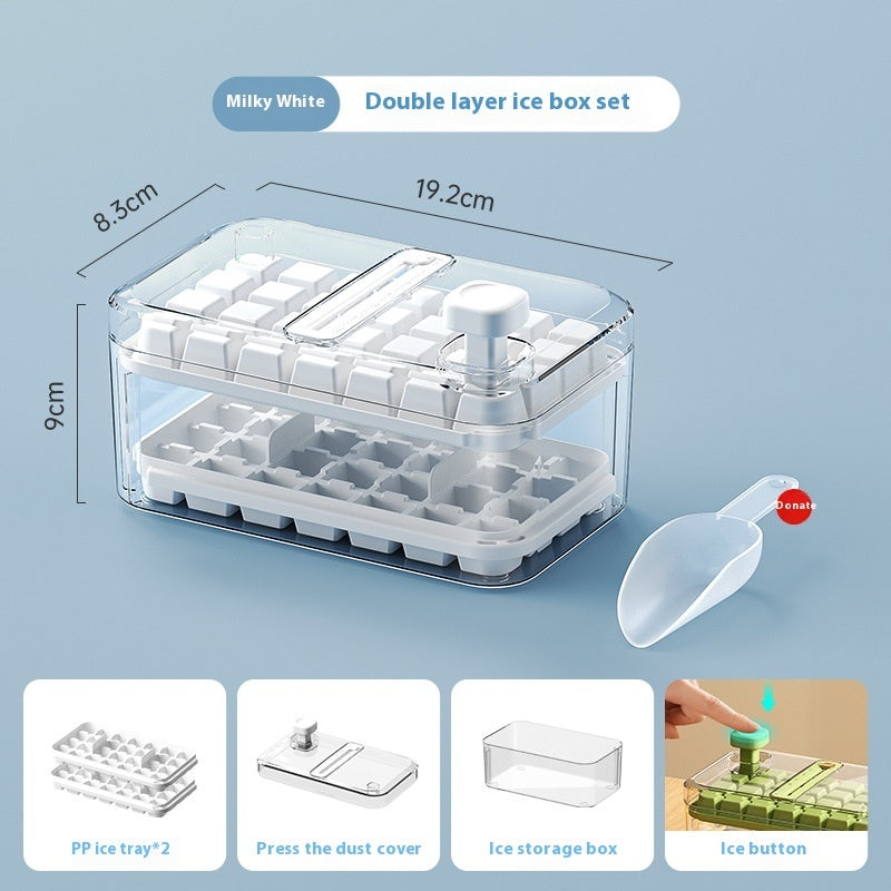 28 56 Grids Reusable Ice Mold Ice Cubes Tray DIY Moulds Ice Cubes Maker Release Homemade Ice Cubes Tray Mold Home Ice Making Tool - NOMAN STORE LLC
