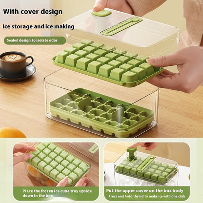 28 56 Grids Reusable Ice Mold Ice Cubes Tray DIY Moulds Ice Cubes Maker Release Homemade Ice Cubes Tray Mold Home Ice Making Tool - NOMAN STORE LLC