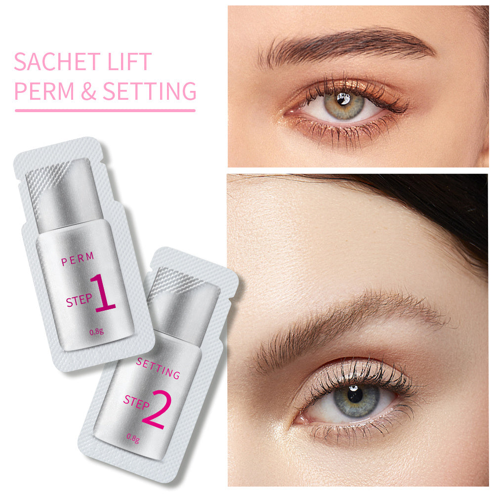 ICONSIGN 10 Pairs Pouch Eyelash Perm Lotion Lashes Lift Quick Perming 5 To 8 Minutes Beauty Makeup Tools - NOMAN STORE LLC