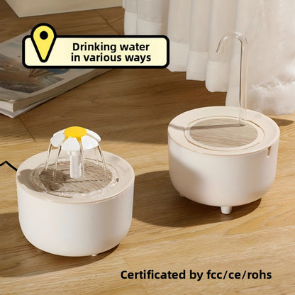 Automatic Pet Water Fountain with Filtration